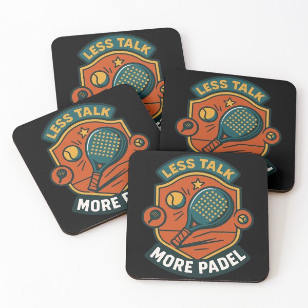 Item preview, Less Talk More Padel Funny Sport Court designed and sold by LuminOrb.