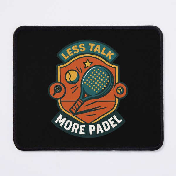 Item preview, Less Talk More Padel Funny Sport Court designed and sold by LuminOrb.