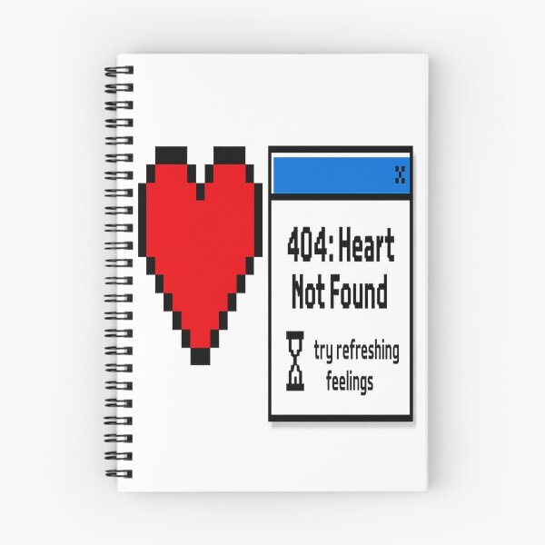 Item preview, 404 Heart Not Found – Weird Twitter Meme Funny Pixel Art Tweet Design  designed and sold by Globalcitytees.