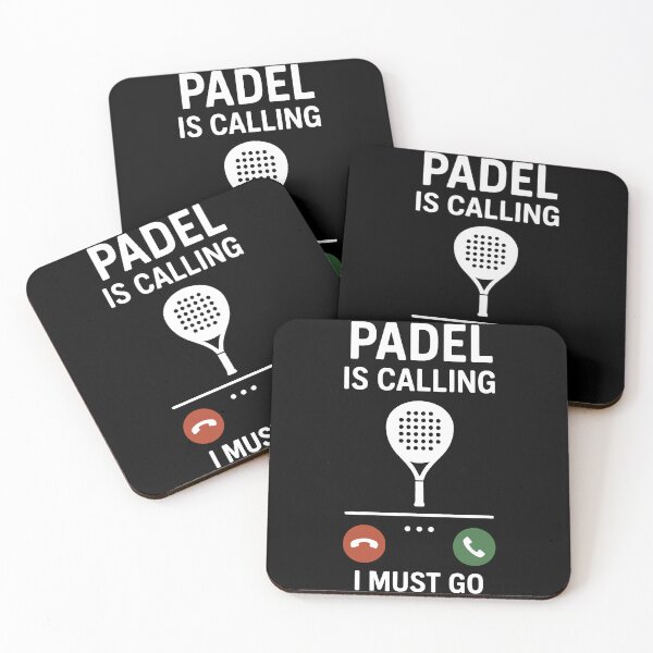 Item preview, Padel Is Calling I Must Go Funny Sport designed and sold by LuminOrb.