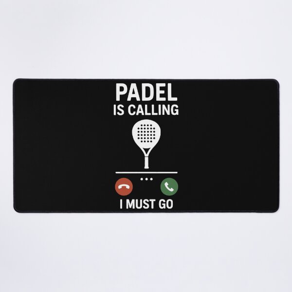 Item preview, Padel Is Calling I Must Go Funny Sport designed and sold by LuminOrb.