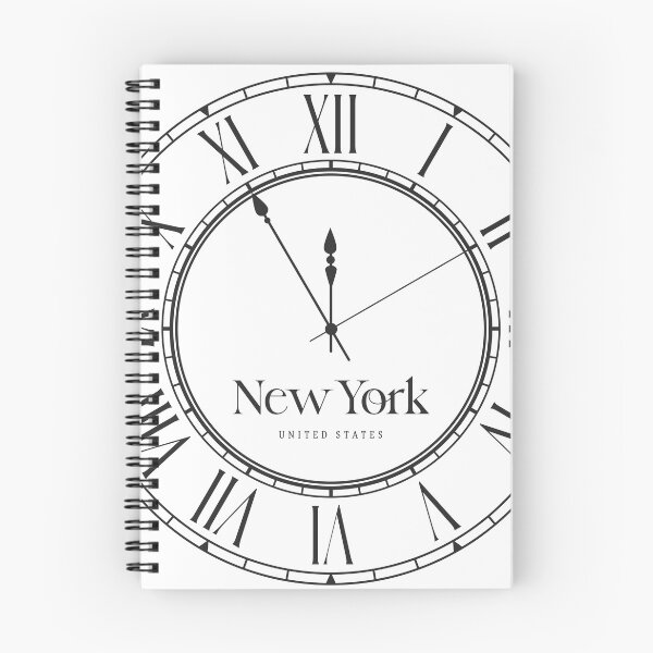 Item preview, Classic Wall Clock Timepiece – New York Time Zone designed and sold by RosieKingArt.