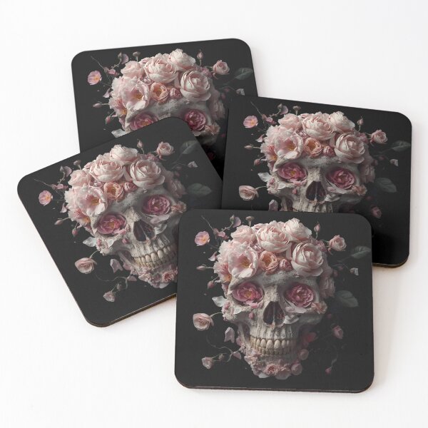 Item preview, Celestial Floral Skull Fusion designed and sold by ChicTrendz.