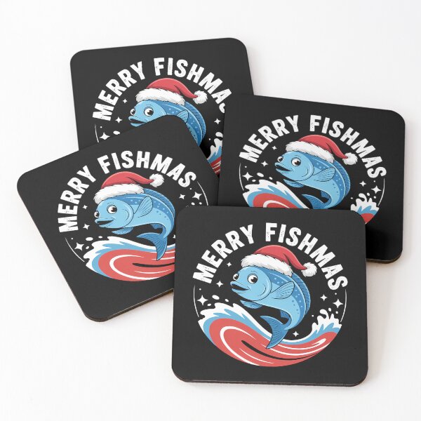 Item preview, Funny Fish Christmas Fishing Xmas designed and sold by savrmiller.
