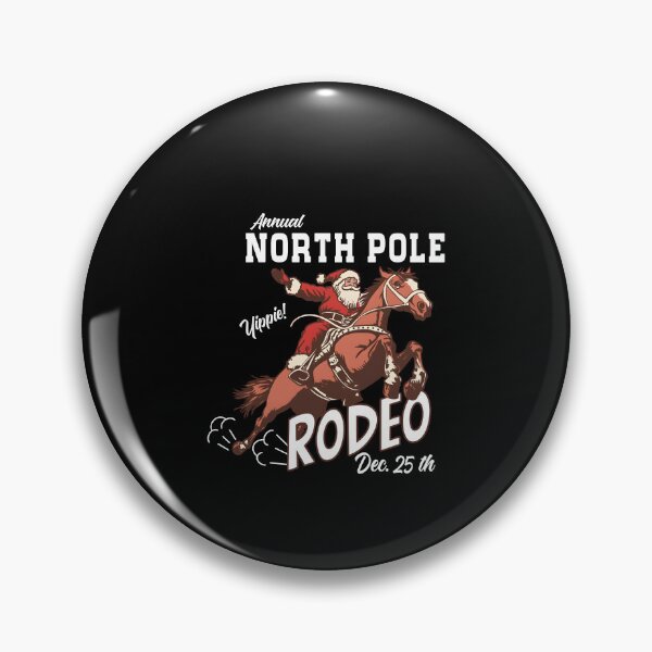 Item preview, Retro Country Western Santa on Bucking Horse Christmas designed and sold by CassieReilley.