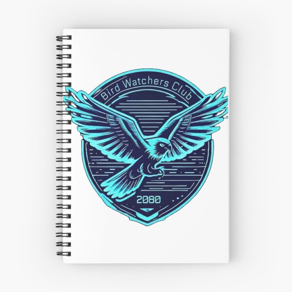 Item preview, Neon Hawk Badge Logo – Cyber Bird Watching Club 2080 Futuristic Emblem designed and sold by NatureNookTees.