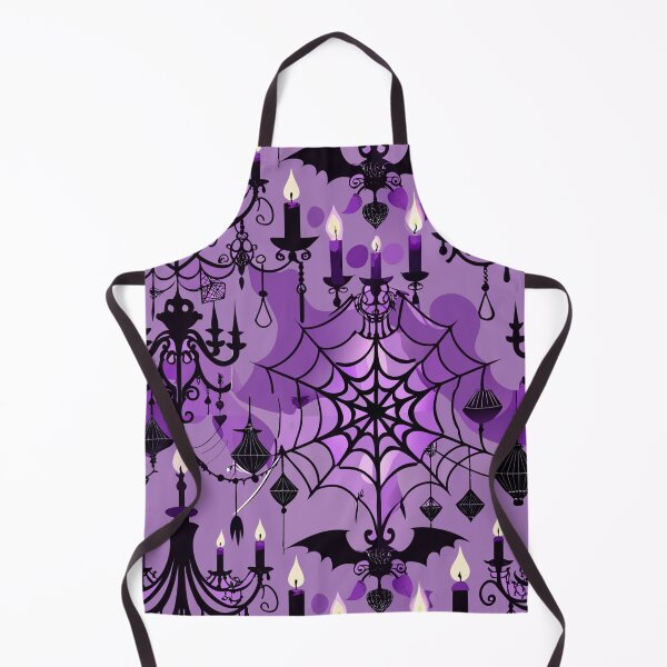 Item preview, Haunted Lanterns & Cobwebs – Spooky Candlelight Halloween Pattern designed and sold by Bratak.