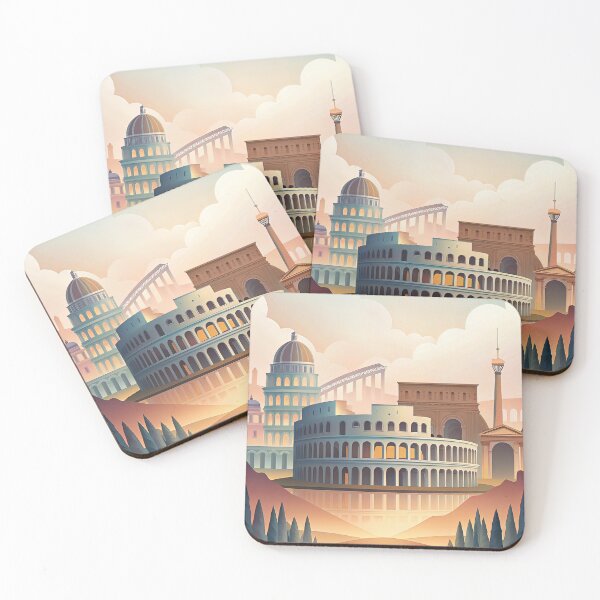 Item preview,  Minimalist skyline of Rome designed and sold by paulrommer.