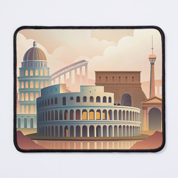 Item preview, Minimalist skyline of Rome designed and sold by paulrommer.
