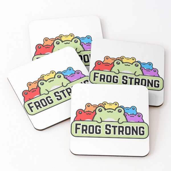 Item preview, Frog Strong, rainbow designed and sold by The Frog Pond.