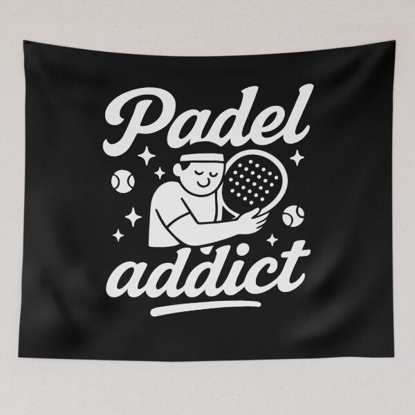 Item preview, Padel Addict Padel Tennis Funny Sport Design designed and sold by LuminOrb.