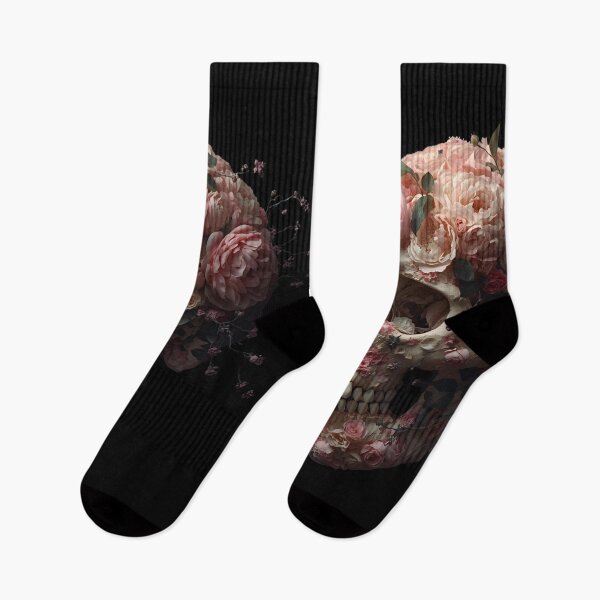 Item preview, Rebirth in Bloom Gothic Skull designed and sold by ChicTrendz.