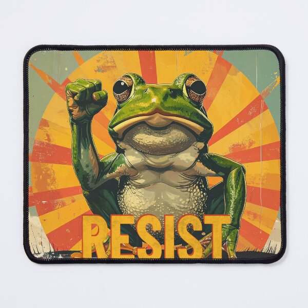 Artikelvorschau, Portland Frog – Kniender Froschfaust-Widerstand entworfen und verkauft von Klysztof.