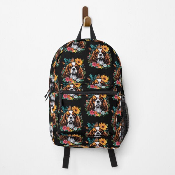 Item preview, Funny Cavalier King Charles Spaniel Flowers Floral Colorful Mom Dad Kids designed and sold by rafaeltto.