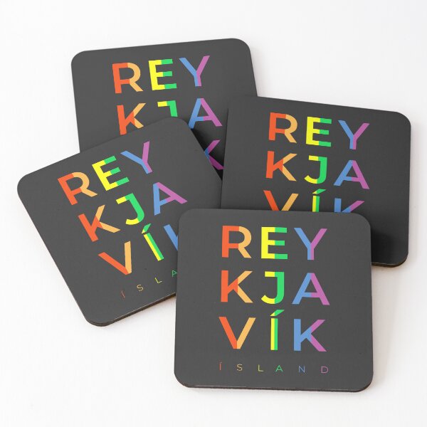 Item preview, Reykjavík, Ísland. Skólavörðustígur / Rainbow Street (Minimalist) designed and sold by Rapaz Designs.