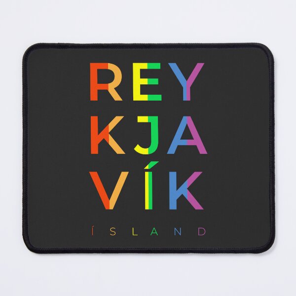 Item preview, Reykjavík, Ísland. Skólavörðustígur / Rainbow Street (Minimalist) designed and sold by Rapaz Designs.
