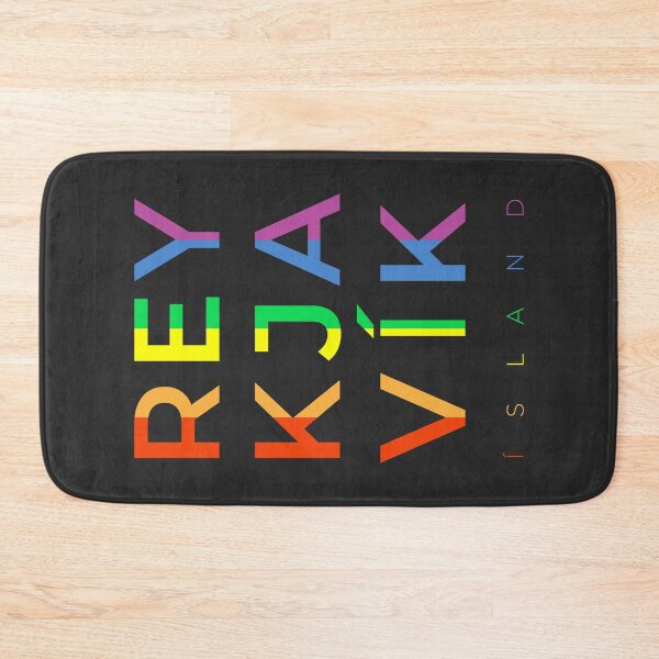Item preview, Reykjavík, Ísland. Skólavörðustígur / Rainbow Street (Minimalist) designed and sold by Rapaz Designs.
