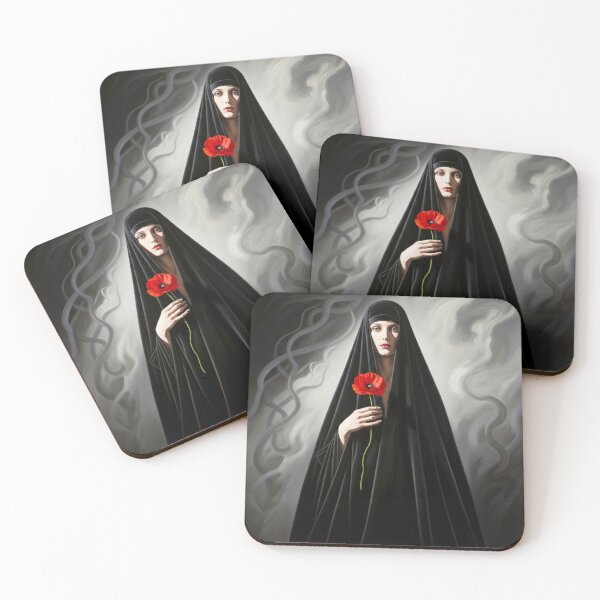 Item preview, The Scarlet Poppy - Original Art Deco Artwork designed and sold by elektronen.