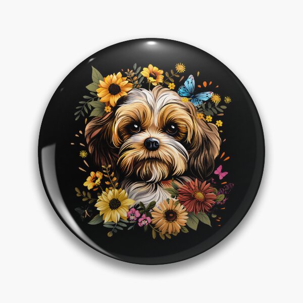 Item preview, Funny Cavapoo Flowers Floral Colorful Mom Dad Kids designed and sold by rafaeltto.