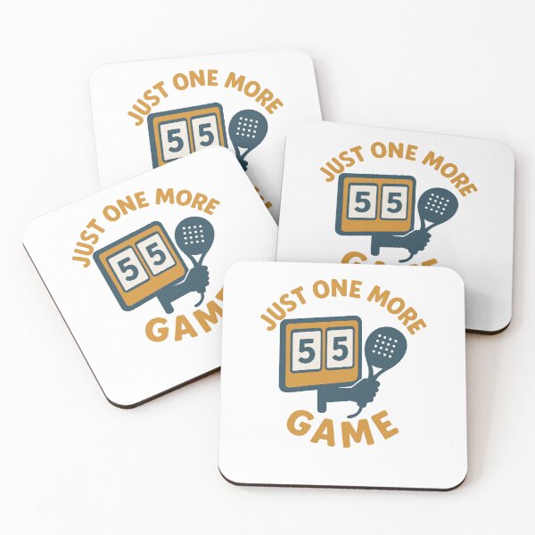 Item preview, Just One More Game Padel Court Fun designed and sold by LuminOrb.
