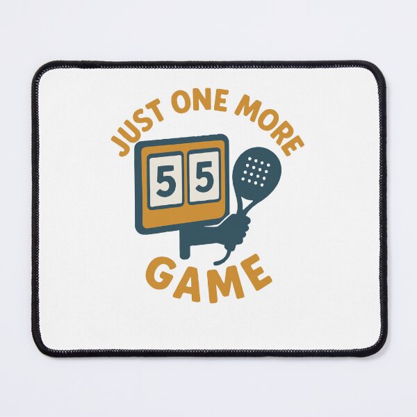 Item preview, Just One More Game Padel Court Fun designed and sold by LuminOrb.