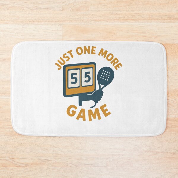Item preview, Just One More Game Padel Court Fun designed and sold by LuminOrb.