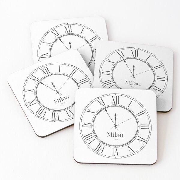 Item preview, Classic Wall Clock Timepiece – Milan Time Zone designed and sold by RosieKingArt.
