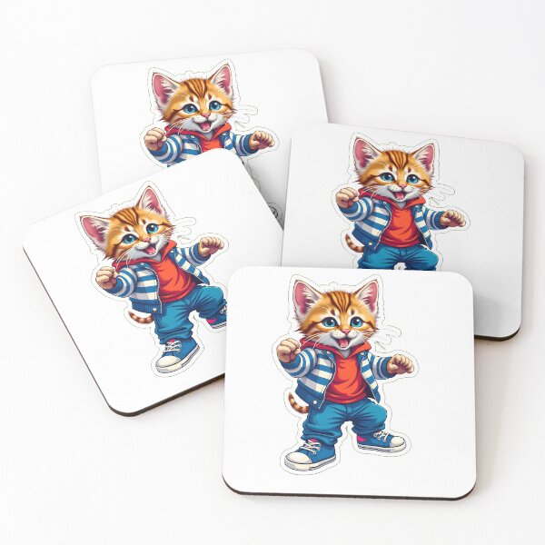 Item preview, Cool Cat in Urban Outfit designed and sold by ZykeArt.