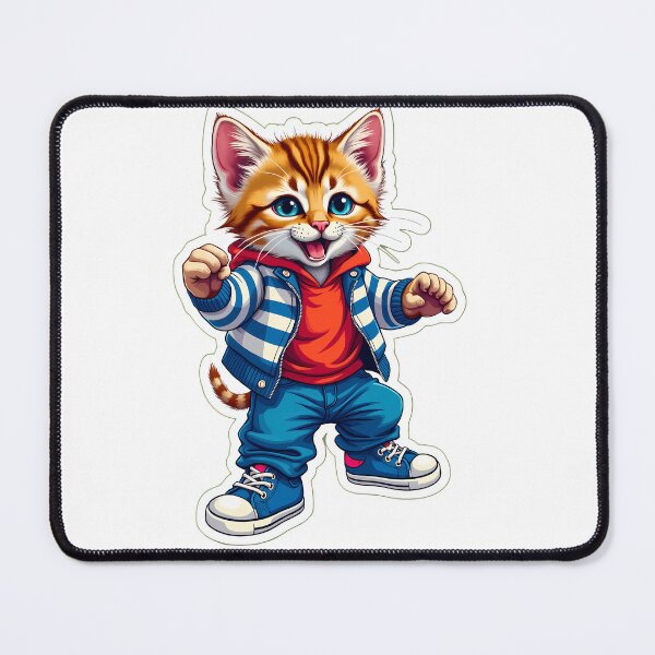 Item preview, Cool Cat in Urban Outfit designed and sold by ZykeArt.