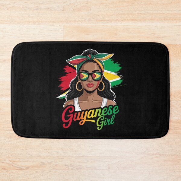 Item preview, Guyanese Girl Flag Pride Afro Caribbean Heritage women designed and sold by NUMAcreations.