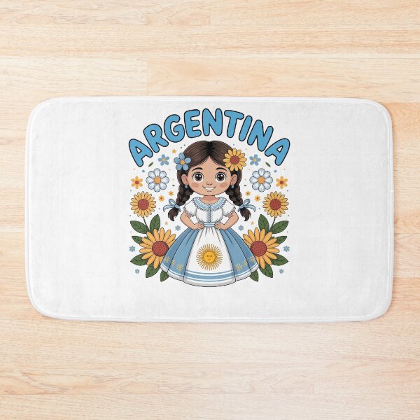 Artikelvorschau, Niedliches argentinisches Mädchen-Trachtenkleid mit Sonnenblumen-Kindern entworfen und verkauft von NUMAcreations.