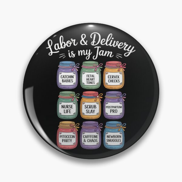 Item preview, Labor and Delivery Nurse Life Jam Nursing Humor Cute designed and sold by CraftyCuttable.
