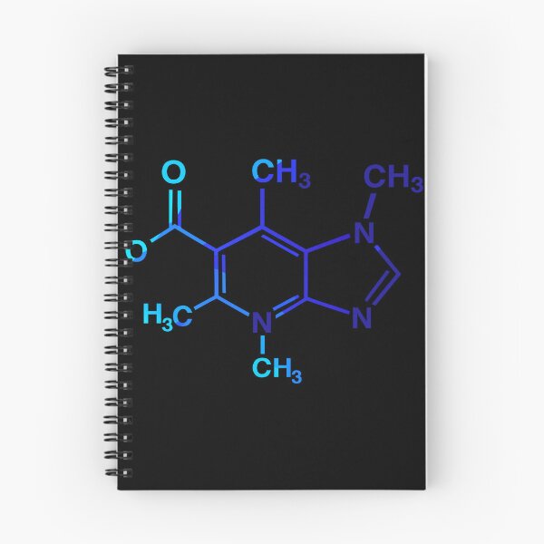 Item preview, Caffeine Molecule Sticker – Minimal Science Design for Coffee Lovers & Chemistry Fans designed and sold by Minimum-Rage.