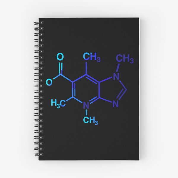 Item preview, Caffeine Molecule Sticker – Minimal Science Design for Coffee Lovers & Chemistry Fans designed and sold by Minimum-Rage.