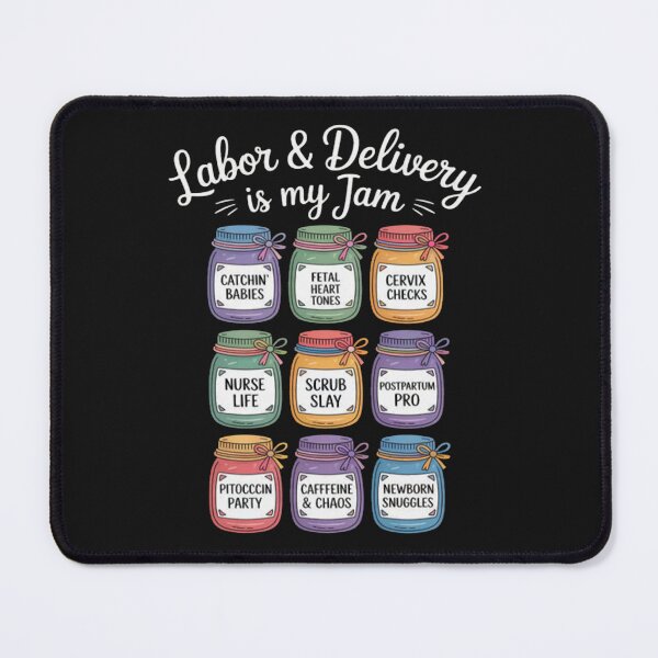 Item preview, Labor and Delivery Nurse Life Jam Nursing Humor Cute designed and sold by CraftyCuttable.