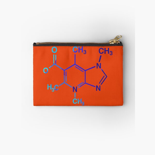 Item preview, Caffeine Molecule Sticker – Minimal Science Design for Coffee Lovers & Chemistry Fans designed and sold by Minimum-Rage.