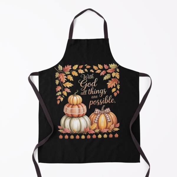 Item preview, Lace Fall Floral Pumpkin With God All Things Are Possible designed and sold by CraftyCuttable.