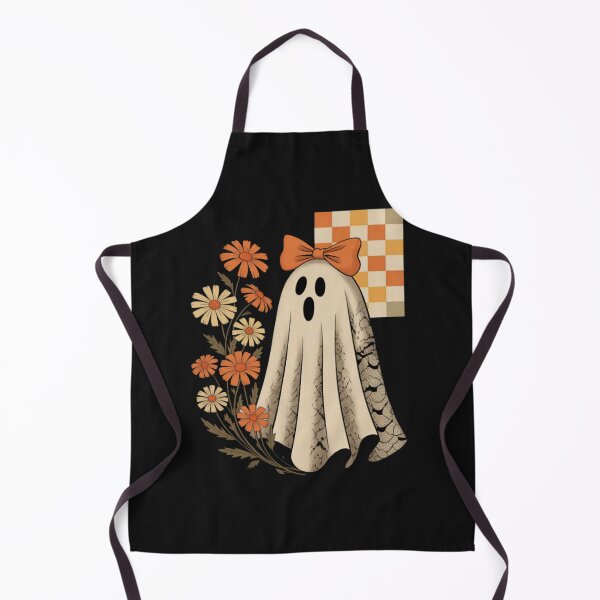 Aperçu de l'œuvre Dentelle Fantôme Coquette Noeud Halloween Floral Fantôme Automne Saison créée et vendue par CraftyCuttable.