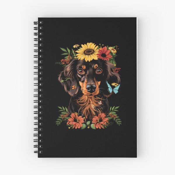 Item preview, Funny Chocolate and Tan Dachshund Flowers Floral Colorful Mom Dad Kids designed and sold by rafaeltto.