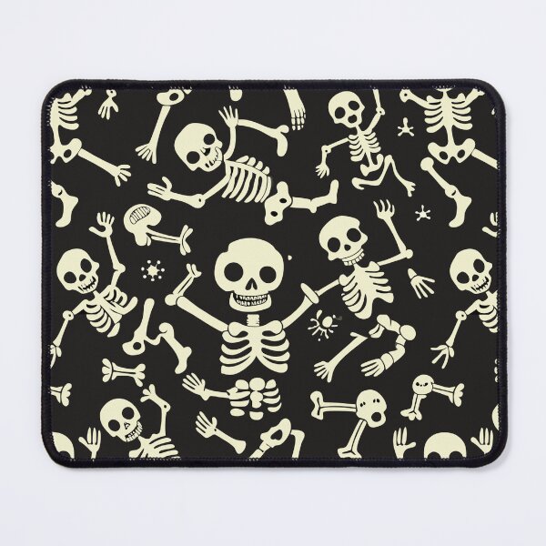 Item preview, Dancing Skeletons Pattern – Funny Spooky Halloween Bones Design designed and sold by Bratak.