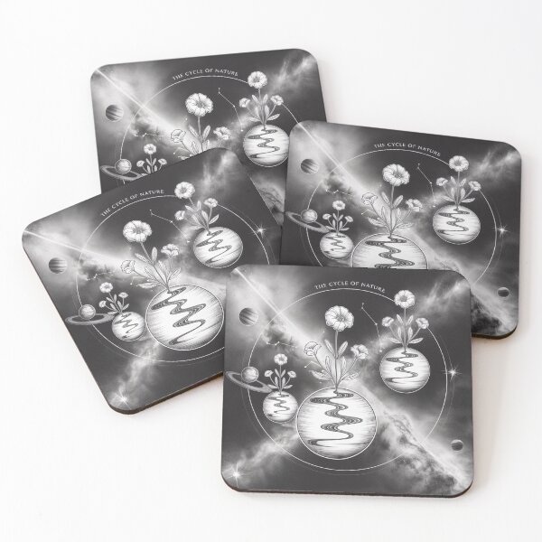Item preview, black and white fantasy world nature  designed and sold by ArtQueen777.