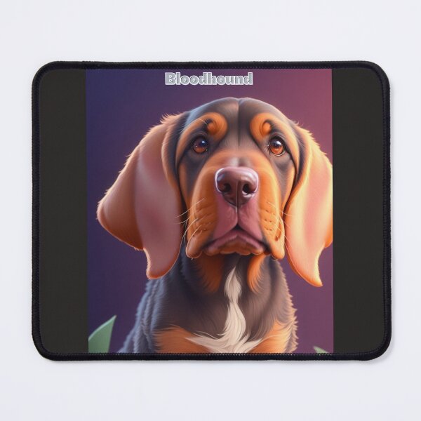 Item preview, Majestic Bloodhound Dog with Expressive Eyes and Warm Color Palette designed and sold by KJ-Books.