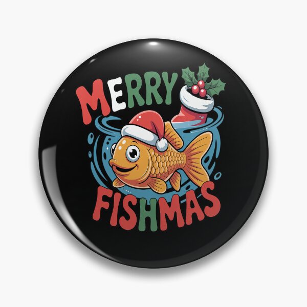 Item preview, Merry Fishmas Santa Fishing Funny Fisherman Christmas designed and sold by VladoZork.