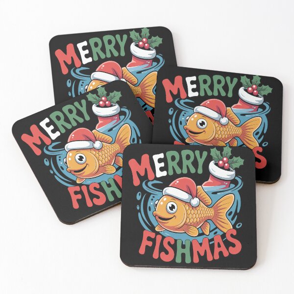 Item preview, Merry Fishmas Santa Fishing Funny Fisherman Christmas designed and sold by VladoZork.
