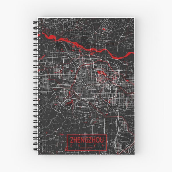 Item preview, Zhengzhou City Map of Henan, China - Oriental designed and sold by deMAP.