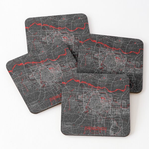Item preview, Zhengzhou City Map of Henan, China - Oriental designed and sold by deMAP.