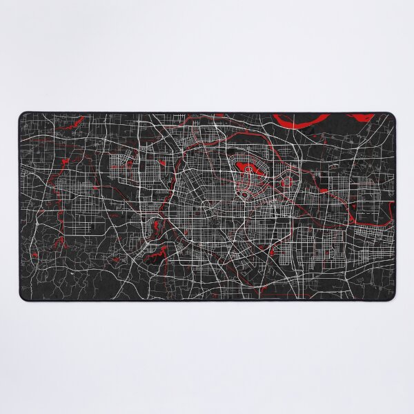Item preview, Zhengzhou City Map of Henan, China - Oriental designed and sold by deMAP.