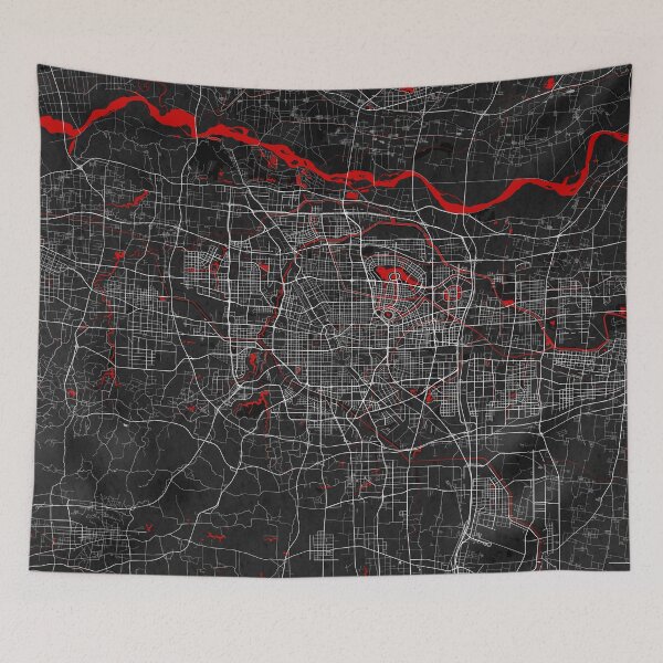 Item preview, Zhengzhou City Map of Henan, China - Oriental designed and sold by deMAP.