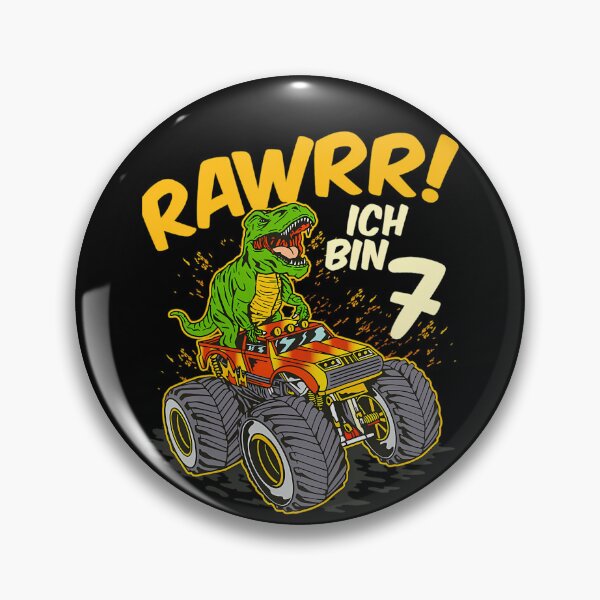 Item preview, Kids 7 Jahre alt 7. Geburtstag Junge Truck Auto TRex  designed and sold by JakeAkhtares.