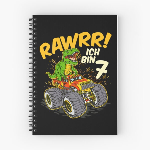 Item preview, Kids 7 Jahre alt 7. Geburtstag Junge Truck Auto TRex  designed and sold by JakeAkhtares.